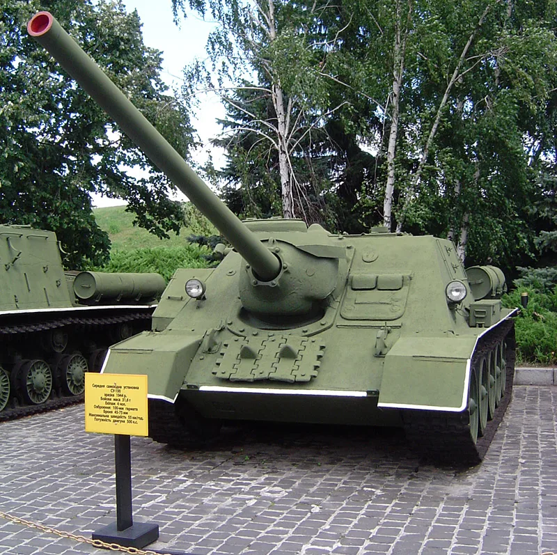100 mm D-10 tank gun, 100 mm rifled tank and anti-tank gun, Artillery
