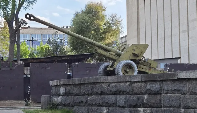 100 mm field gun M1944 (BS-3), Towed 100 mm field and anti-tank gun, Artillery - view 2