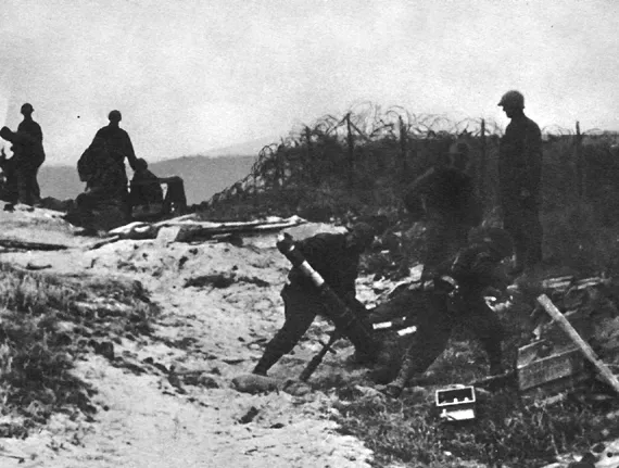 107 mm M2 Chemical Mortar, Rifled heavy mortar, Artillery - view 1