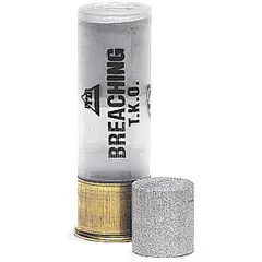 12 Gauge Breaching Round, Frangible breaching cartridge for 12-gauge shotguns, Munitions