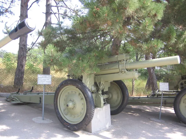 122 mm M-30 howitzer, 122 mm towed field howitzer, Artillery - view 1