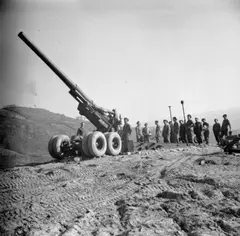 155mm M59 Long Tom, 155 mm towed field gun, Artillery