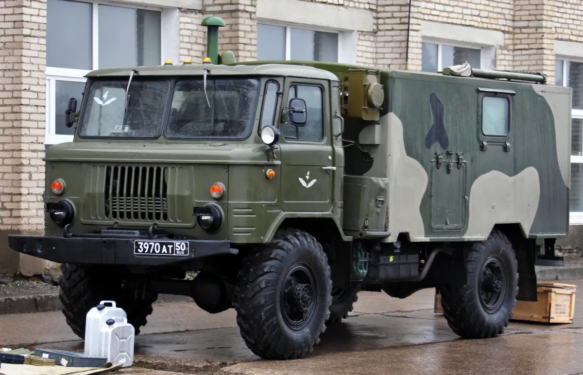 1V110 BM-21 Grad battery command vehicle, Artillery battery command and fire-control vehicle, Support Equipment