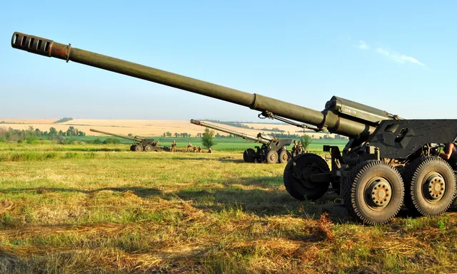 2A36 Giatsint-B, 152 mm towed field gun, Artillery - view 1