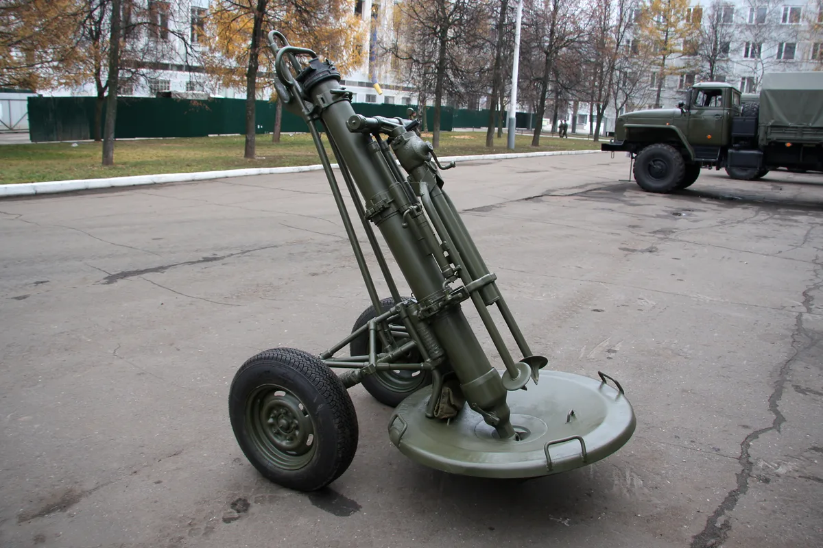 2S12 Sani, 120 mm heavy mortar system, Artillery - 2014 Russia-Ukraine War