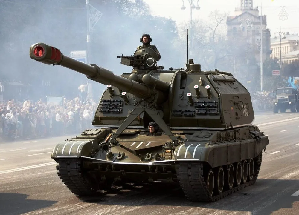 2S19 Msta-S, 152 mm tracked self-propelled howitzer, Artillery - 2014 Russia-Ukraine War