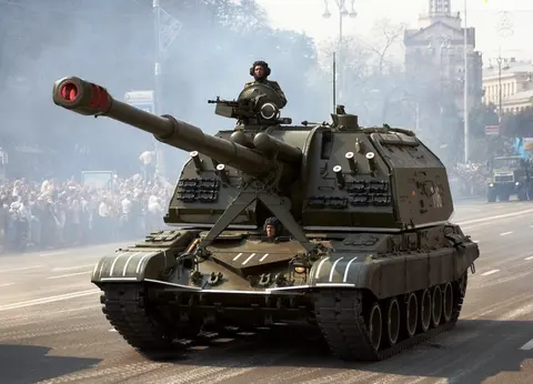2S19 Msta-S, 152 mm tracked self-propelled howitzer, Artillery
