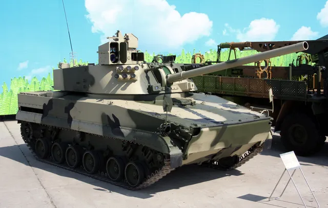 2S31 Vena, 120 mm tracked self-propelled gun-mortar, Artillery - view 2