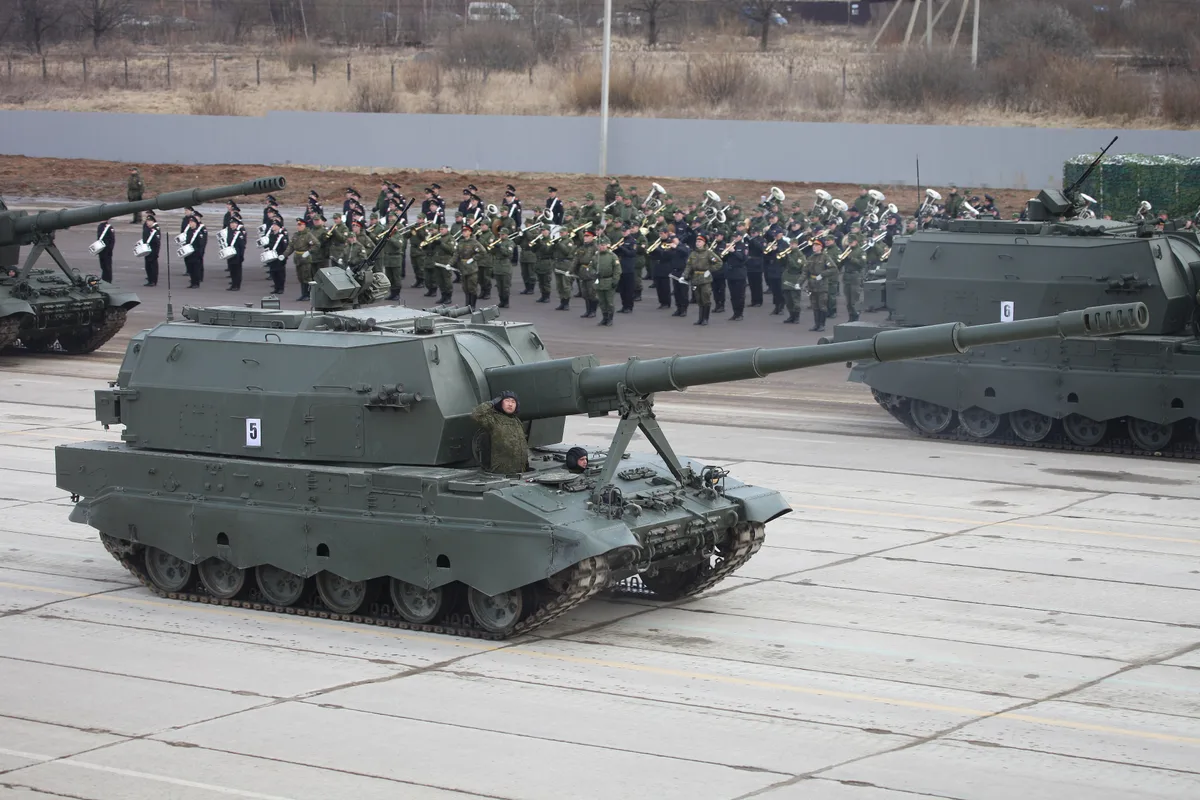 2S35 Koalitsiya-SV, 152 mm tracked self-propelled howitzer, Artillery - 2014 Russia-Ukraine War