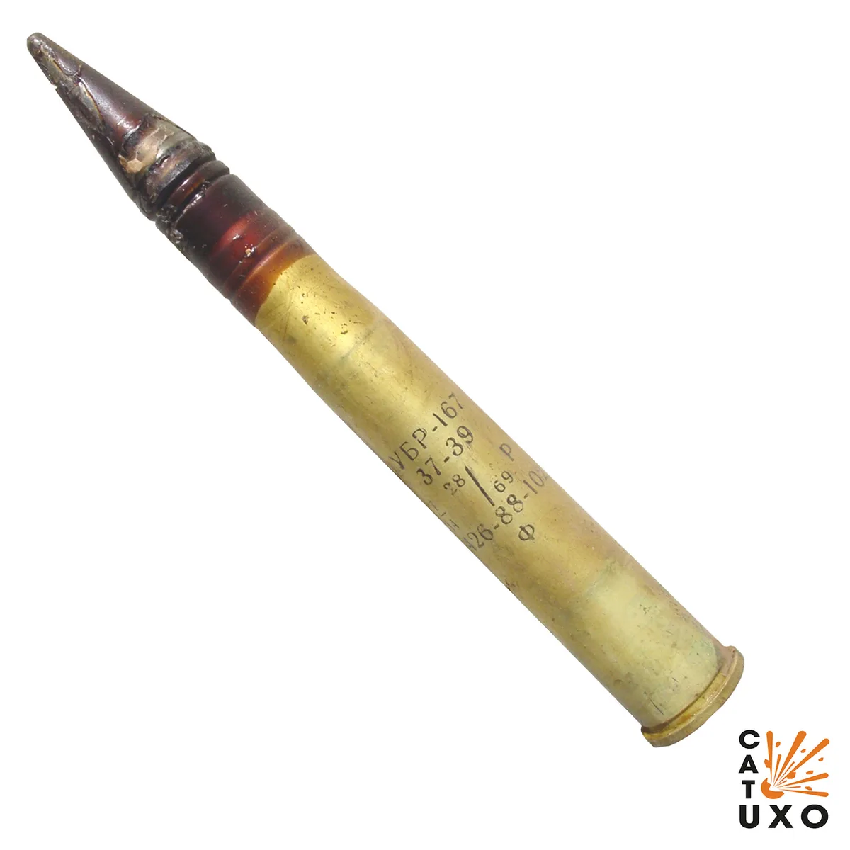 37mm BR-167 (M1939) projectile, 37x252mmSR AP-T solid-shot projectile, Munitions