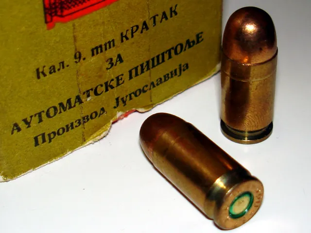 380 Auto, Semi-automatic pistol cartridge, Munitions - view 1