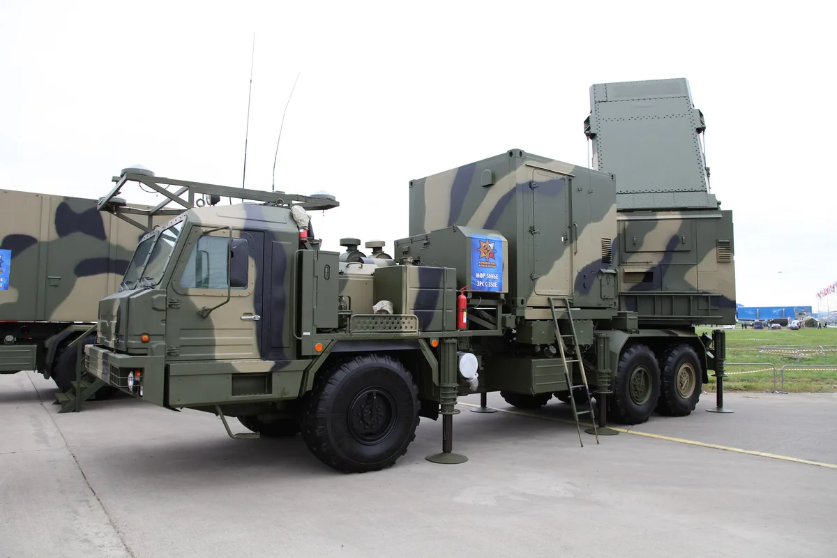 50N6A multifunction radar, Mobile multifunction radar for the S-350 Vityaz air-defense system, Air Defense