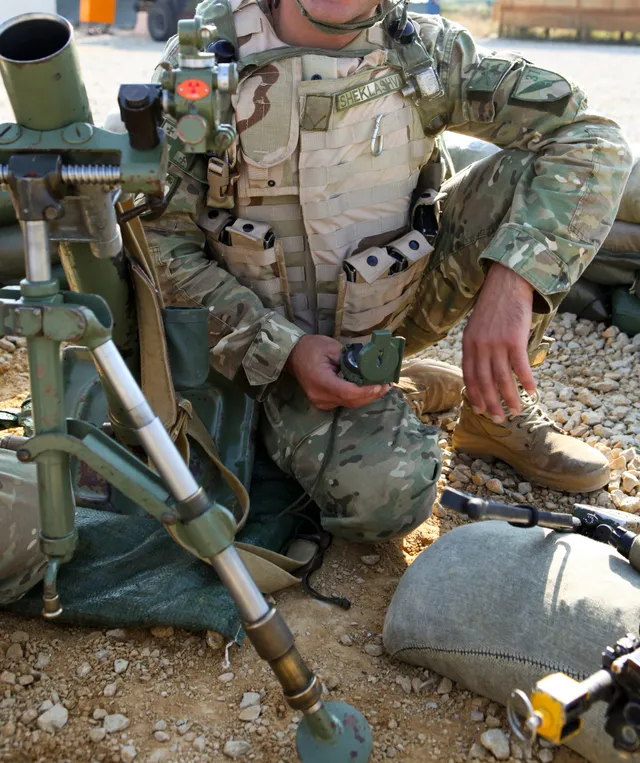 60 mm M57 mortar, 60 mm light infantry mortar, Artillery - view 1
