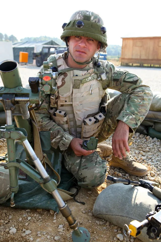 60 mm M57 mortar, 60 mm light infantry mortar, Artillery - view 2