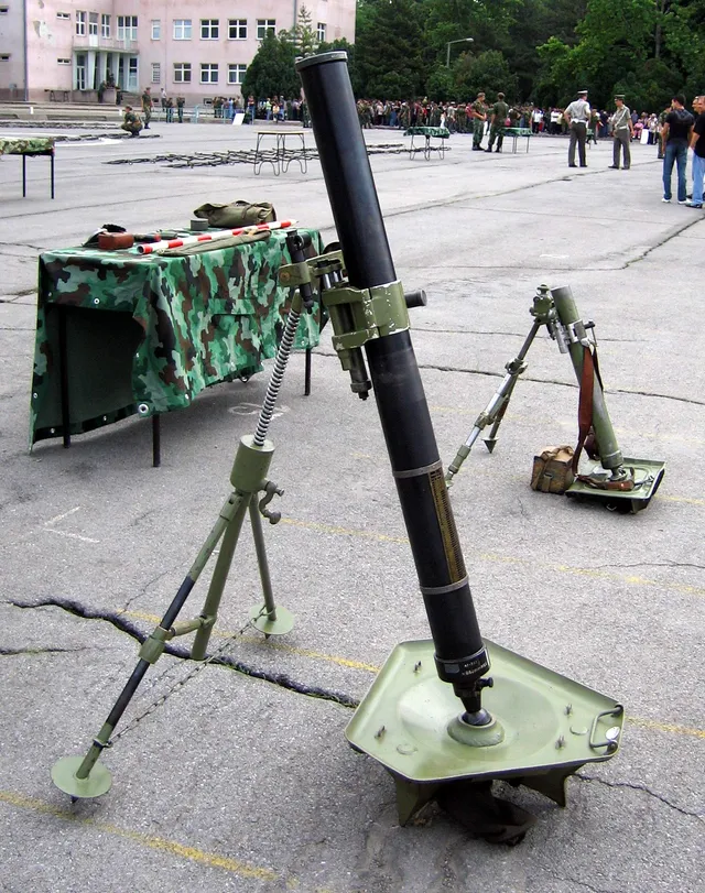 82 mm M69 mortar, 82 mm smoothbore infantry mortar, Artillery - view 3