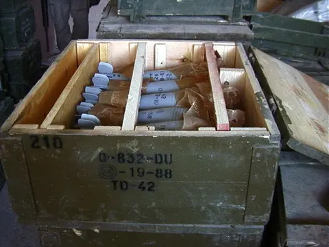 82mm Mortar Round VO-832DU, 82 mm high-explosive mortar bomb / mortar round, Munitions