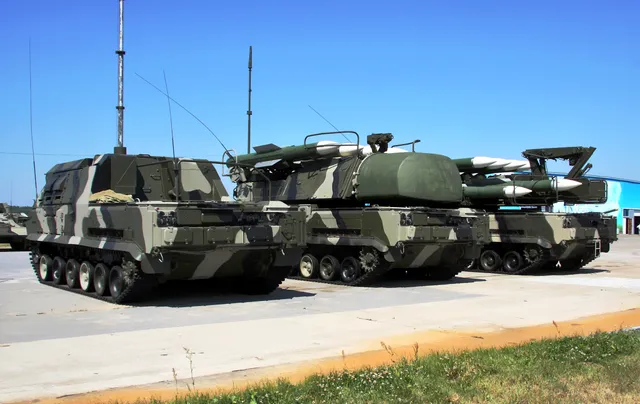 9A310M1-2 TELAR, Tracked Buk-M1-2 transporter erector launcher and radar, Air Defense - view 2