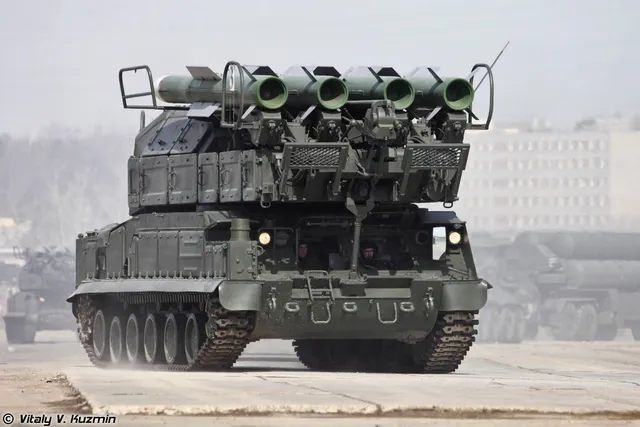 9A317 TELAR, Tracked Buk-M2 transporter erector launcher and radar, Air Defense - view 2
