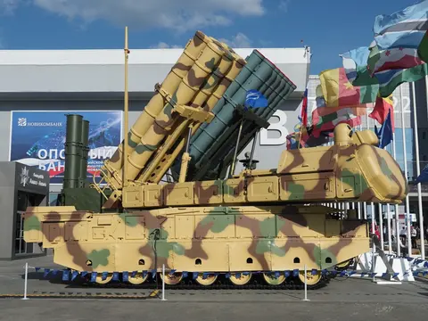 9A317M TELAR, Tracked Buk-M3 transporter erector launcher and radar, Air Defense