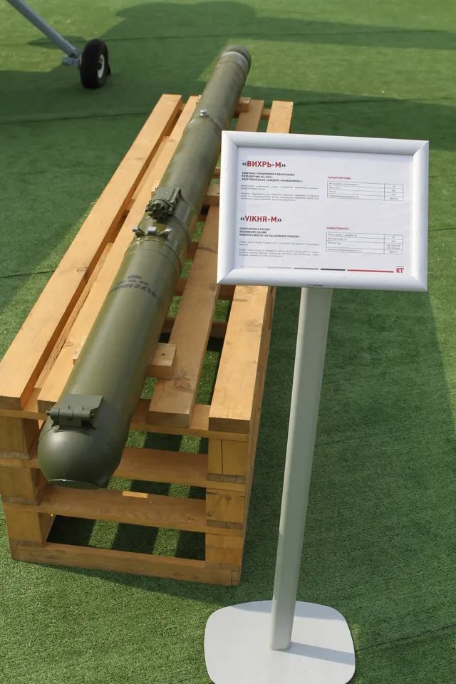 9M127 Vikhr-1, Air-launched anti-tank guided missile, Munitions - view 1