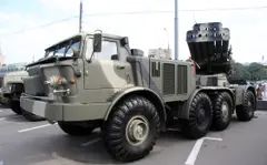 9M27K1 cargo rocket, 220 mm Uragan cluster cargo rocket carrying 30 9N235 submunitions, Munitions