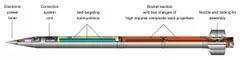 9M533 self-guiding submunition rocket, 300 mm rocket with 9N268 self-guiding submunitions, Munitions