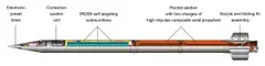 9M55K6 self-guiding submunition rocket, 300 mm rocket with 9N268 self-guiding submunitions, Munitions