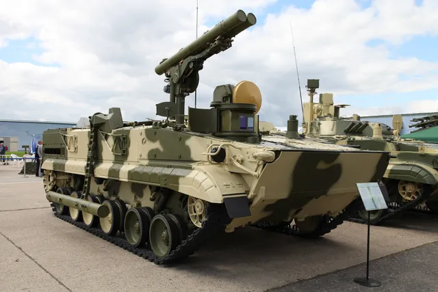 9P157-2 Khrizantema-S, Self-propelled anti-tank guided missile carrier, Armored Vehicles - view 1