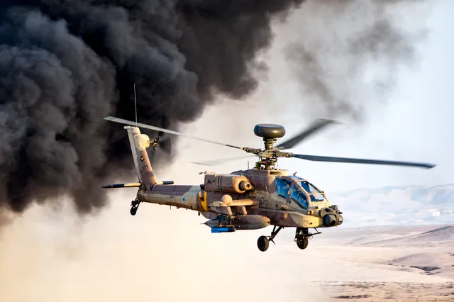 AH-64D Saraph attack helicopter, Attack helicopter, Aircraft & UAVs - view 2