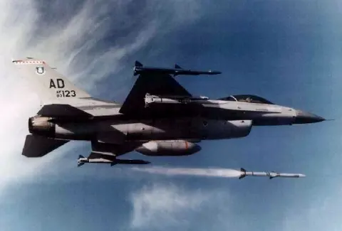 AIM-120B AMRAAM air-to-air missile, Beyond-visual-range air-to-air missile, Munitions