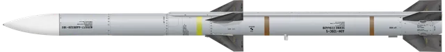 AIM-120C-5 AMRAAM air-to-air missile, Beyond-visual-range air-to-air missile, Munitions - view 1