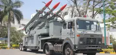 Akash Air Force Launcher, Trailer-mounted mobile launcher for Akash medium-range surface-to-air missiles, Air Defense