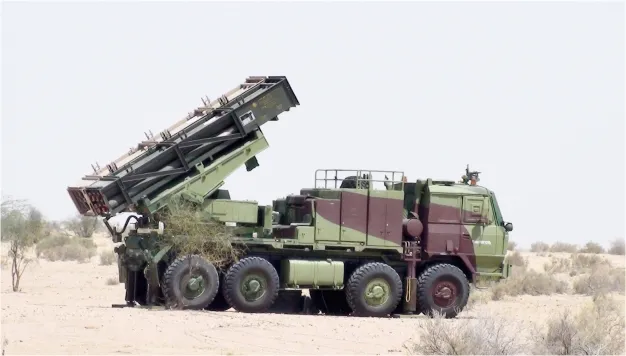 Akash Army Launcher, Mobile launcher system for Akash medium-range surface-to-air missiles, Support Equipment - view 1