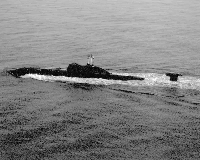 Akula-class submarine, Nuclear-powered attack submarine, Naval Systems - view 1