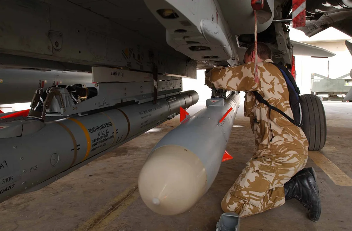 ALARM anti-radiation missile, Air-launched anti-radiation missile, Munitions - 2003 Iraq War