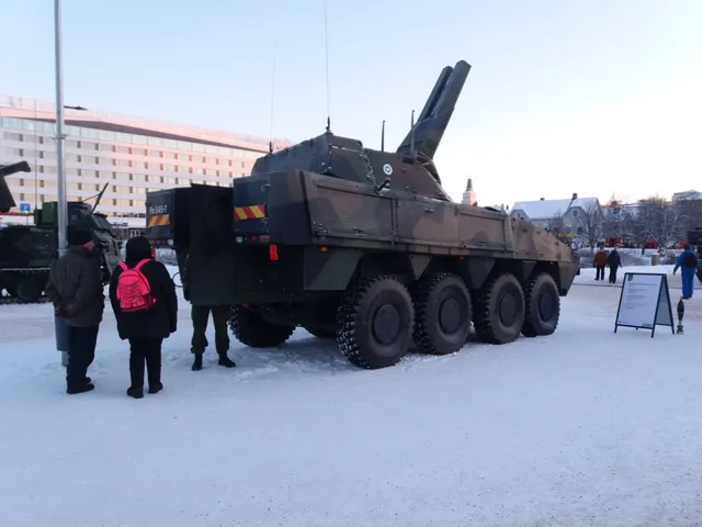 AMOS, Twin-barrel 120 mm turreted mortar system, Artillery - view 1