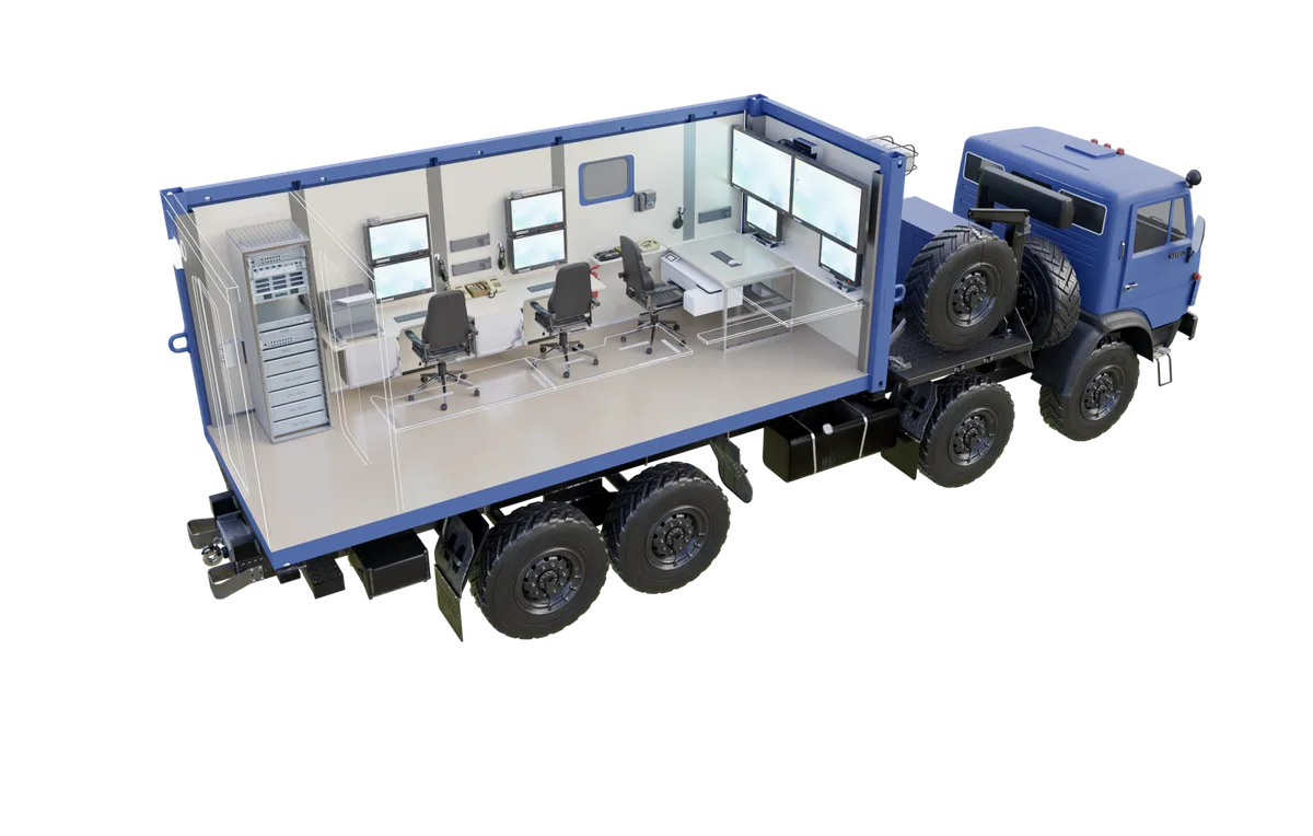 APE-5 command post, Mobile automated command-post module, Support Equipment