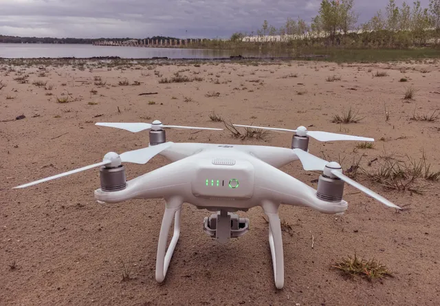 Armed commercial quadcopter drone, Weaponized commercial quadcopter UAV, Aircraft & UAVs - view 2