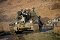 AS-90, 155 mm tracked self-propelled howitzer, Artillery