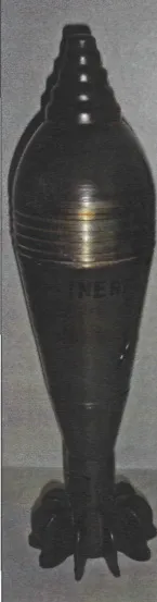 BEKM-82 cumulative mine, 82 mm HEAT-fragmentation mortar projectile, Munitions - view 1