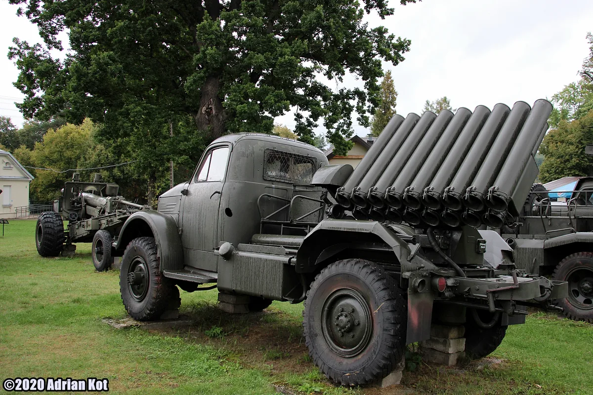 BM-14-17, 140 mm 17-tube multiple rocket launcher, Artillery