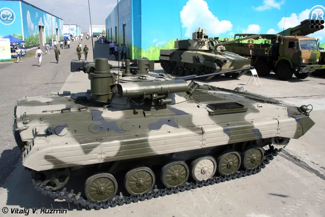 BMP-2M Berezhok, Tracked amphibious infantry fighting vehicle modernization, Armored Vehicles - view 4