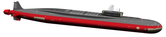 Borei-class submarine, Nuclear-powered ballistic missile submarine (SSBN), Naval Systems - view 3