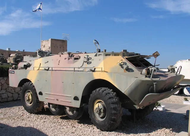 BRDM-2, Amphibious armored scout car, Armored Vehicles - view 1