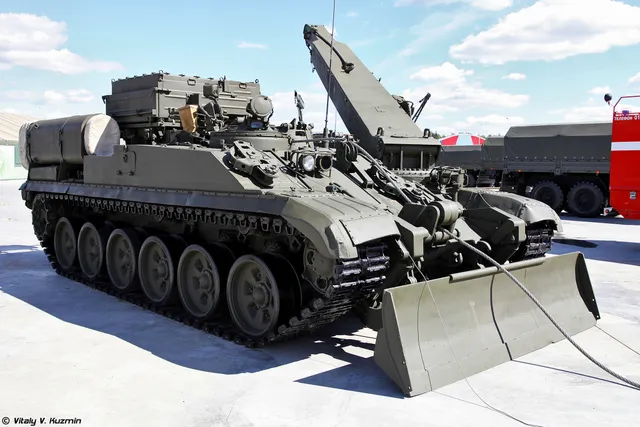 BREM-1/BREM-1M, Tracked armored repair and recovery vehicle, Support Equipment - view 1