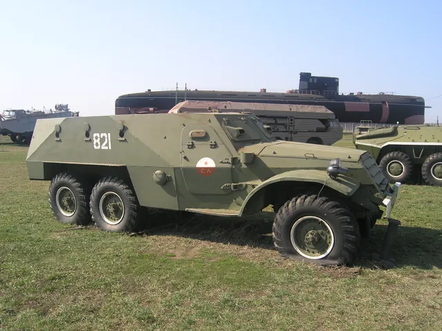 BTR-152, Wheeled armored personnel carrier, Armored Vehicles - view 1