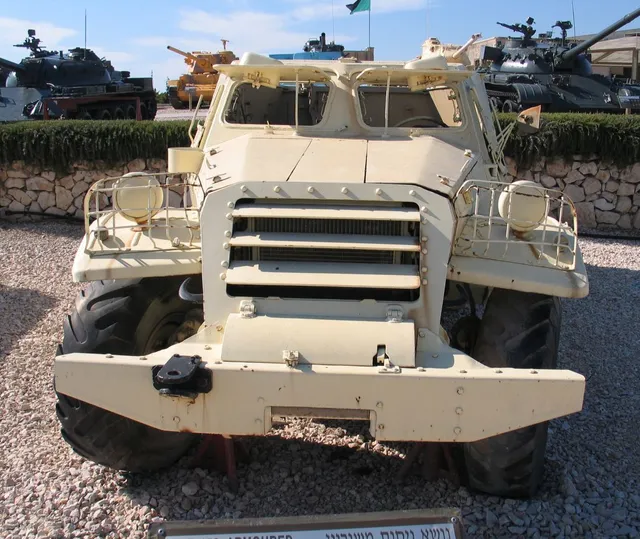 BTR-152M armored personnel carrier, 6x6 wheeled armored personnel carrier, Armored Vehicles - view 1