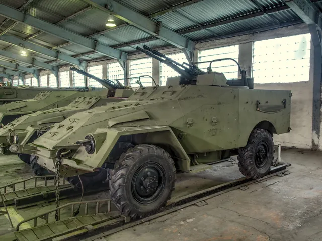 BTR-40M armored personnel carrier, Wheeled armored personnel carrier, Armored Vehicles - view 1