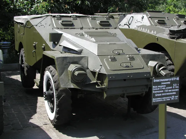 BTR-40M armored personnel carrier, Wheeled armored personnel carrier, Armored Vehicles - view 2