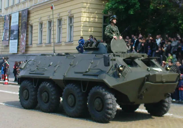 BTR-60, 8x8 amphibious armored personnel carrier, Armored Vehicles - view 1